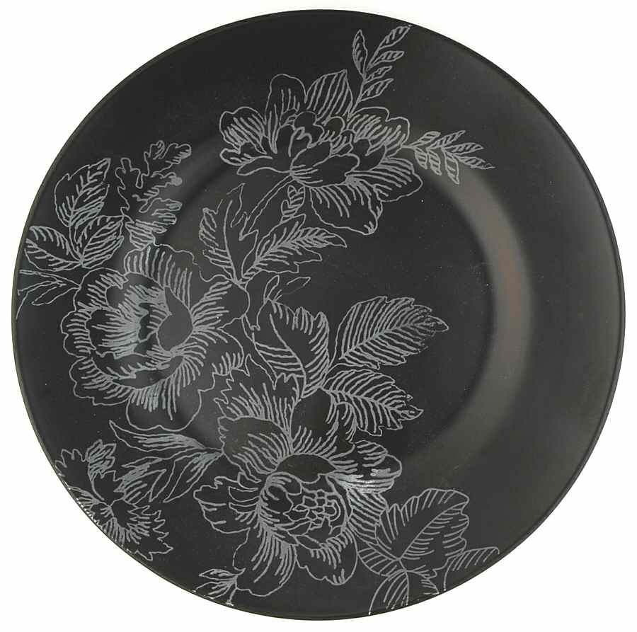 Toile Salad Plate by Jaclyn Smith-1