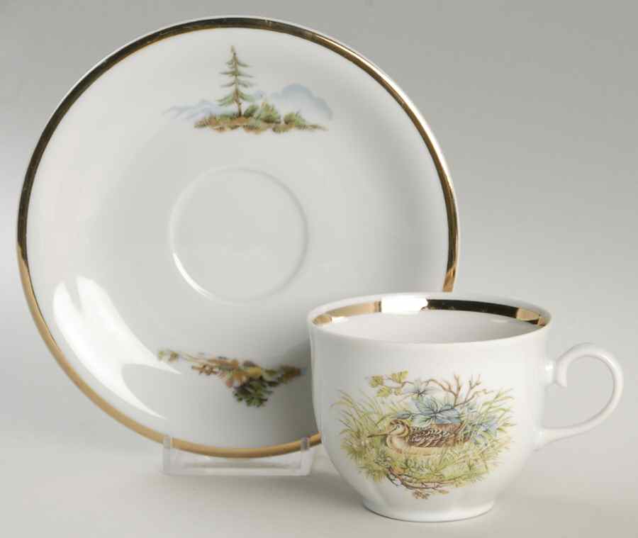 JAE206 Flat Cup & Saucer Set by Jaeger-1