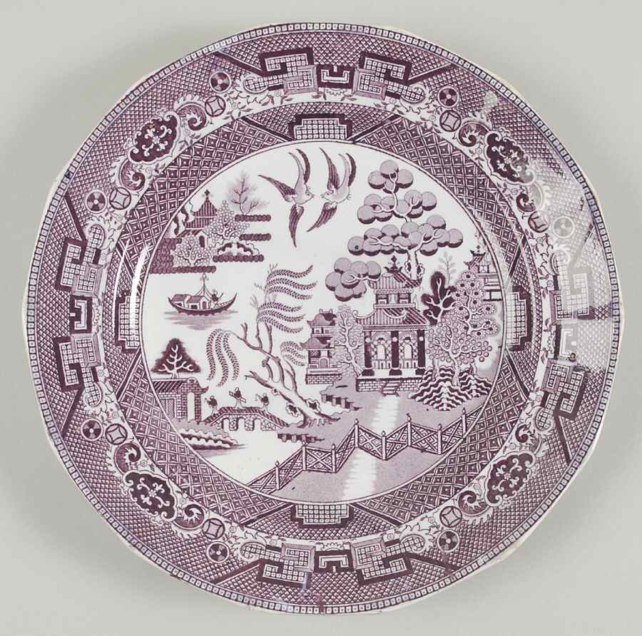 Willow Mulberry Dinner Plate by John Meir & Sons-1
