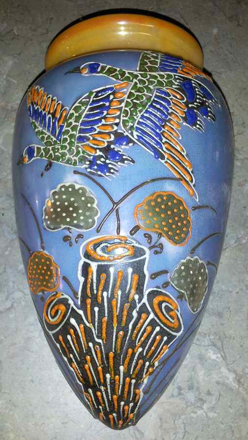 Wall Pockets 12" Wall Pocket Vase by Japan-1