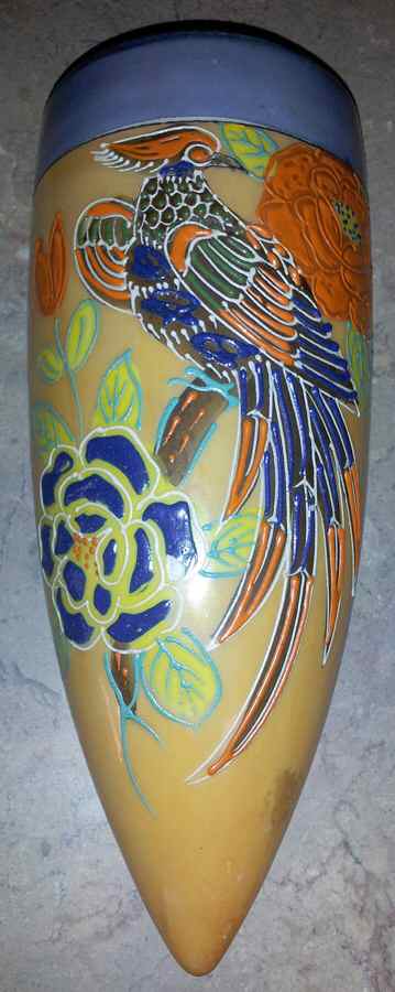 Wall Pockets 11" Wall Pocket Vase by Japan-1