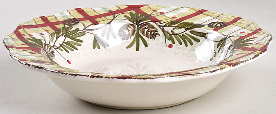 Winter Lodge Large Rim Soup Bowl by Jay Import-1