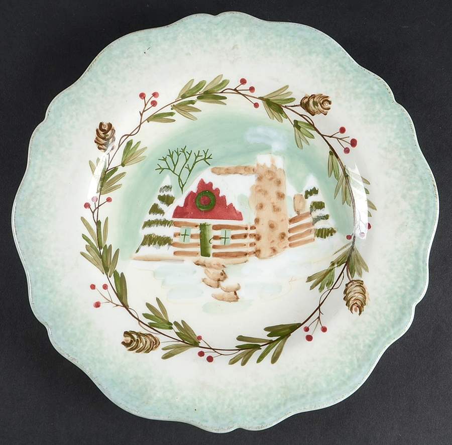 Winter Lodge Luncheon Plate by Jay Import-1