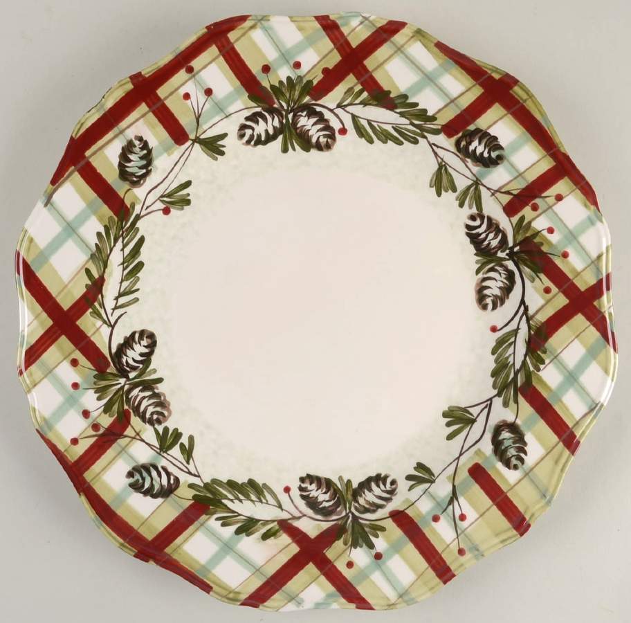Winter Lodge Dinner Plate by Jay Import-1
