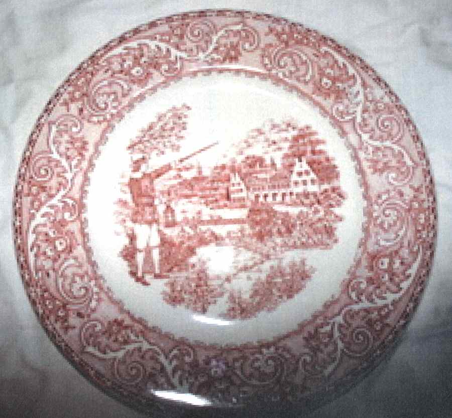 Mayflower, The Dinner Plate by James M Shaw-1
