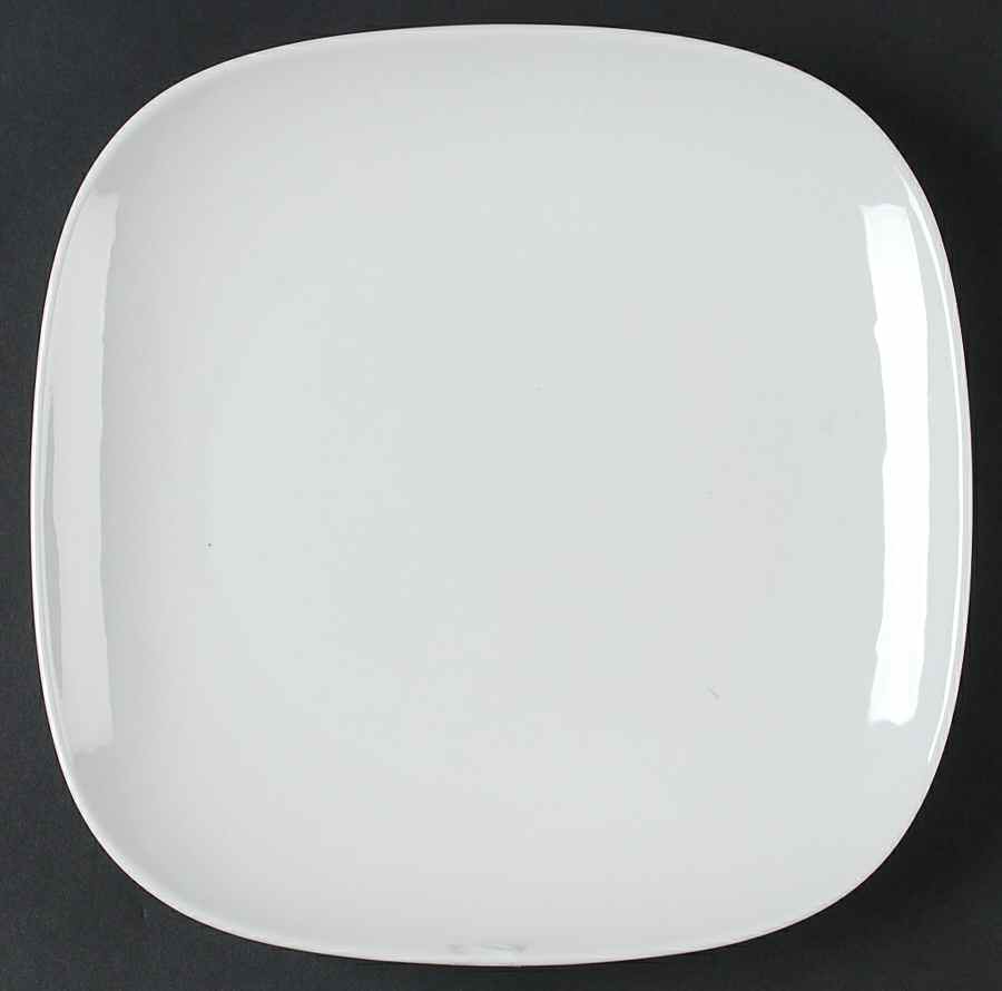 White Dinnerware Collection (Soft Square) Square Dinner Plate by JCPenney-1
