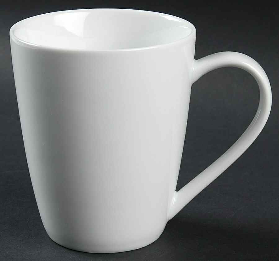 White Dinnerware Collection (Round, Coupe) Mug by JCPenney-1