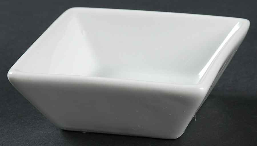 White Dinnerware Collection (Accessories) Individual Square Dip Dish by JCPenney-1