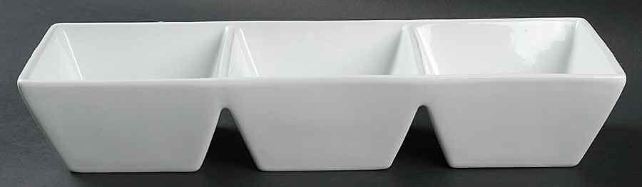 White Dinnerware Collection (Accessories) 3-Part Relish by JCPenney-1