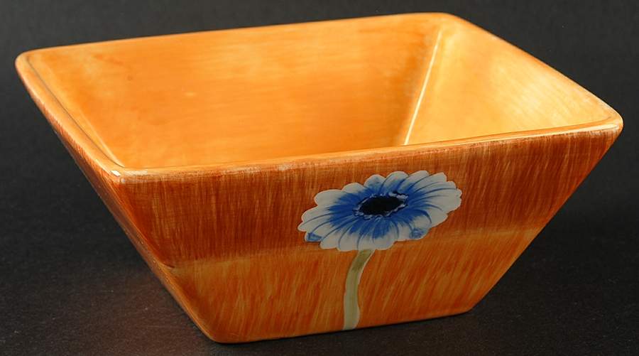 Gerber Daisy Square Cereal Bowl by Jay Import-1