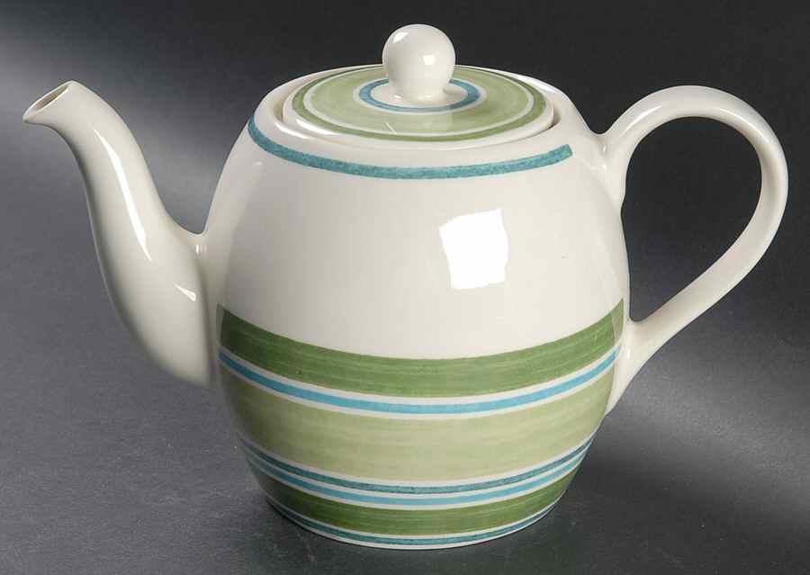 Woodland Stripe Teapot & Lid by Johnson Brothers-1