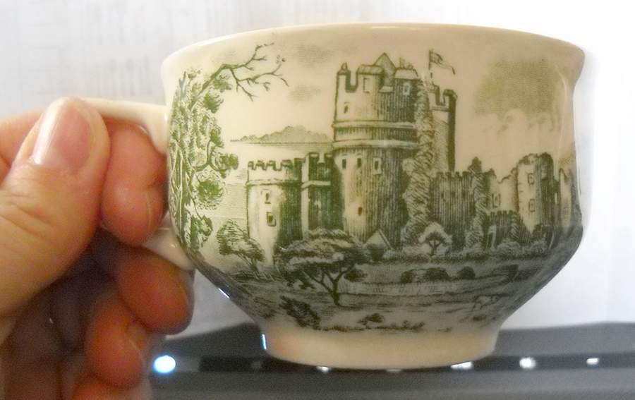 Castle Story Green Flat Cup by Johnson Brothers-1