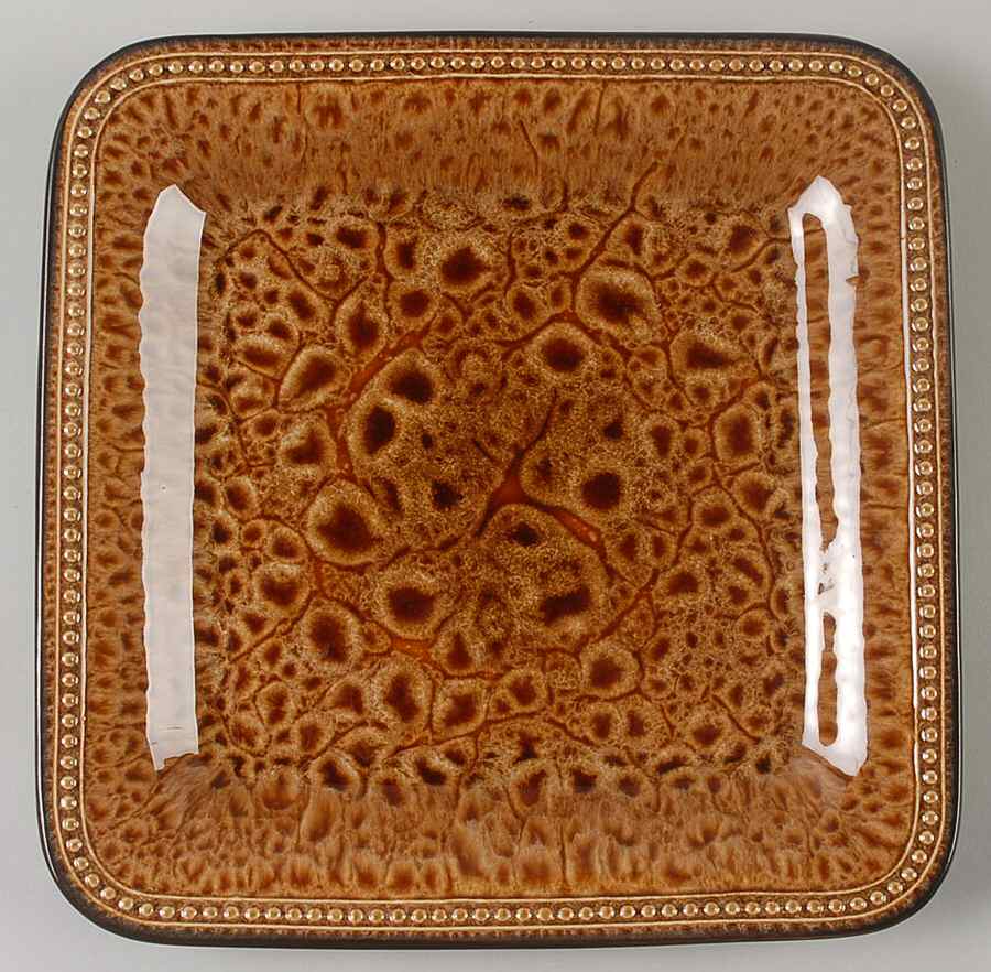 Artesia Tiger's Eye (Square) Square Dinner Plate by JCPenney-1