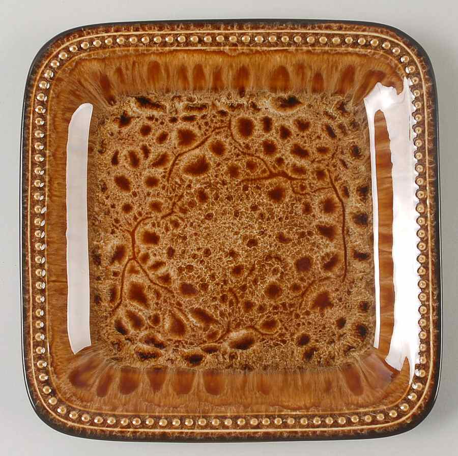 Artesia Tiger's Eye (Square) Square Salad Plate by JCPenney-1