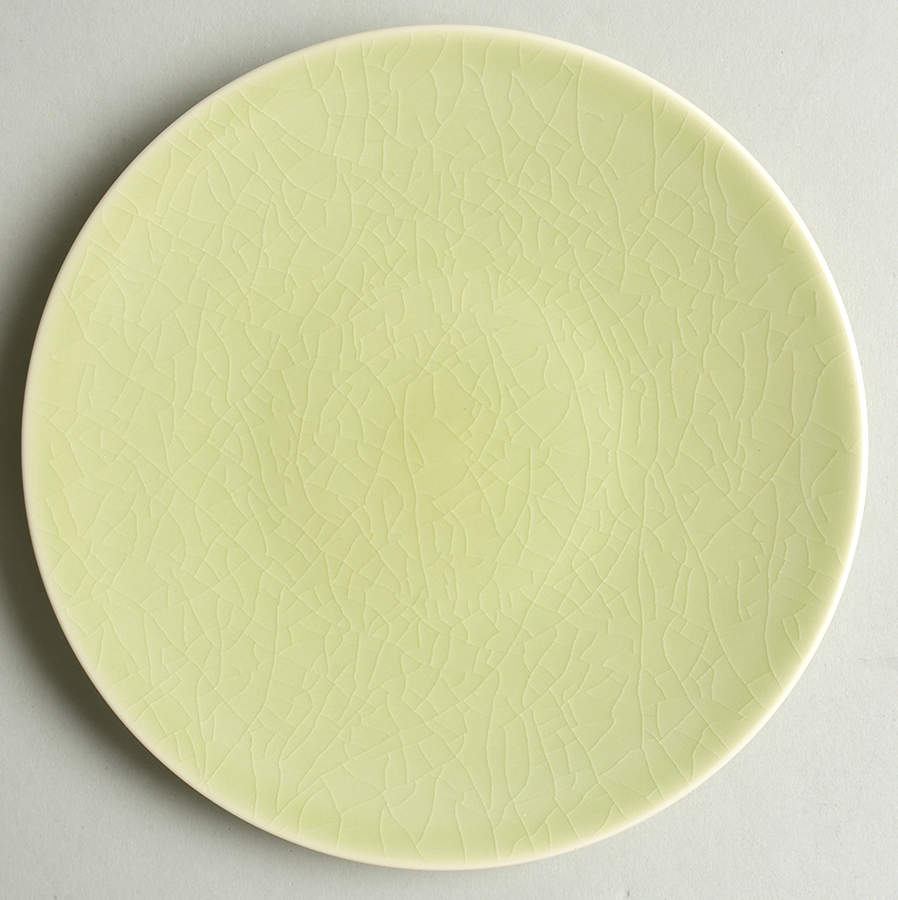 Crackle Teal Bread & Butter Plate by Jaune de Chrome-1