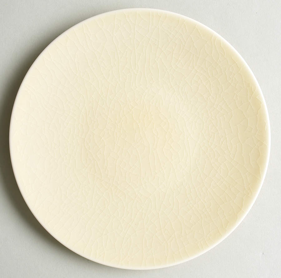 Crackle Yellow Bread & Butter Plate by Jaune de Chrome-1
