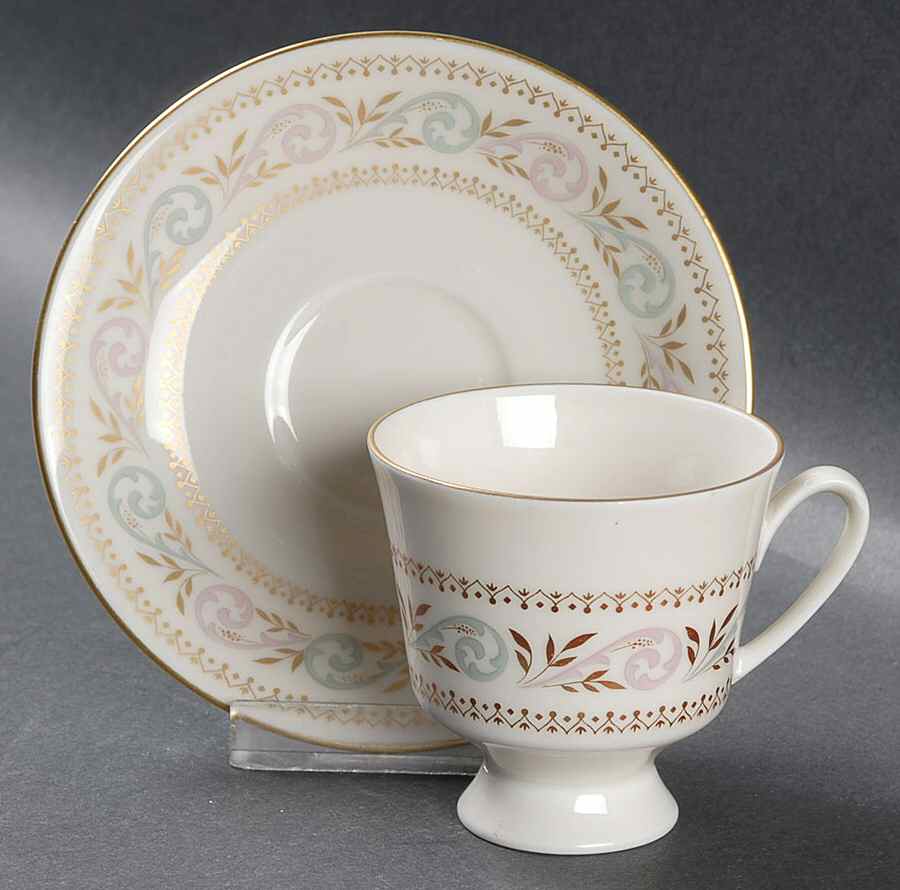 6040 Footed Demitasse Cup & Saucer Set by Johann Seltmann-1