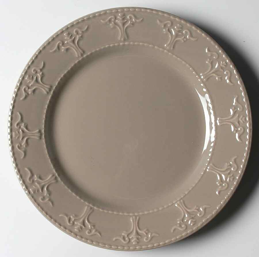 Athena Taupe Dinner Plate by JCPenney-1