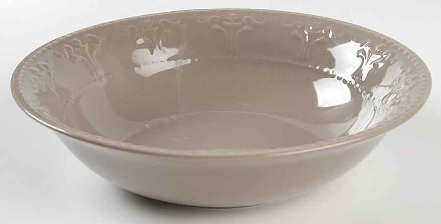Athena Taupe 9" Round Vegetable Bowl by JCPenney-1
