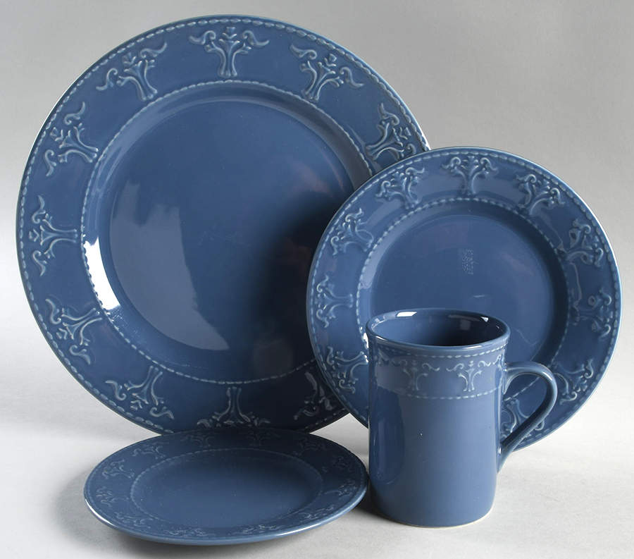 Athena Normandy Blue 4 Piece Place Setting by JCPenney-1