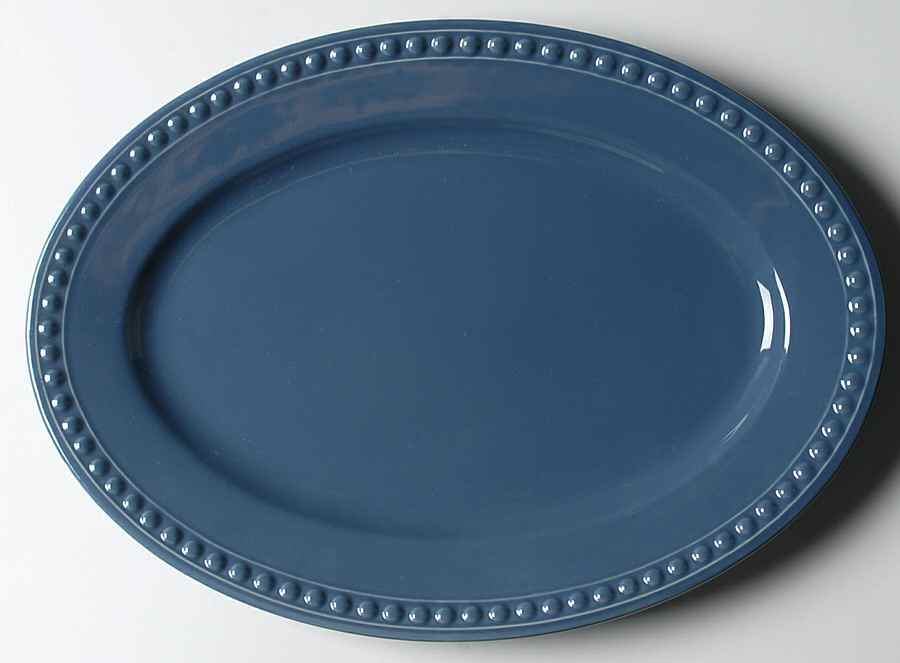 Pearl Normandy Blue 14" Oval Serving Platter by JCPenney-1