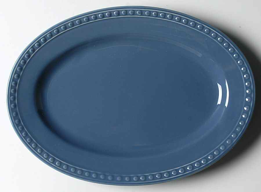 Pearl Normandy Blue 12" Oval Serving Platter by JCPenney-1