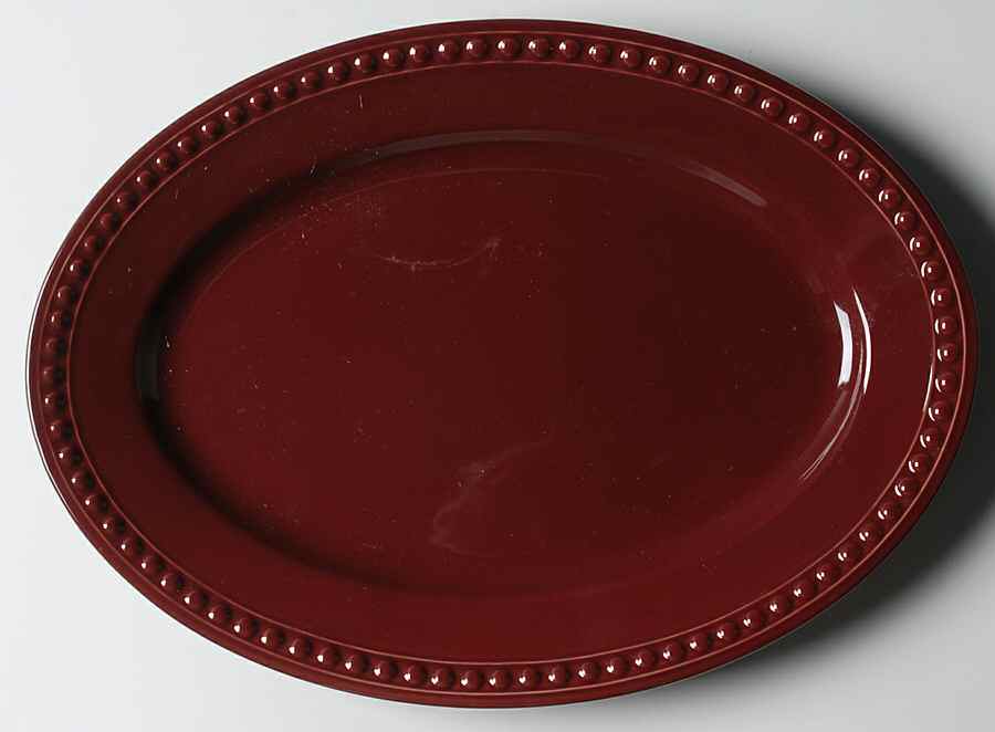 Pearl Merlot 14" Oval Serving Platter by JCPenney-1