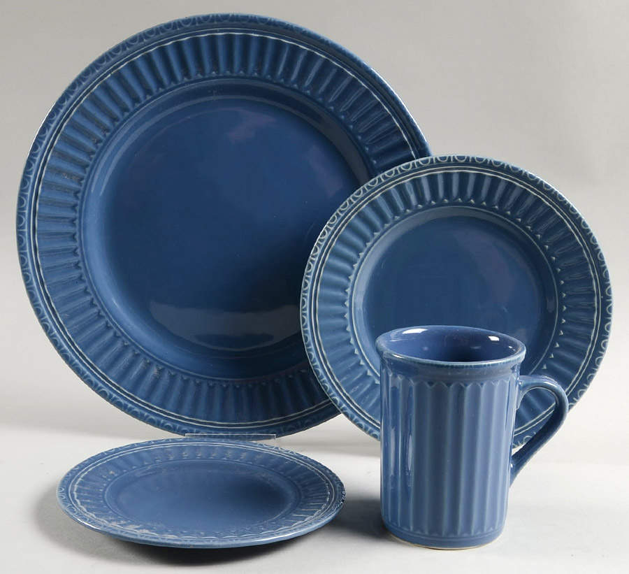 Italiana Normandy Blue 4 Piece Place Setting by JCPenney-1