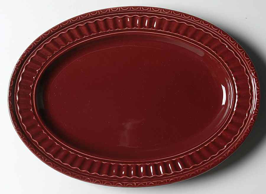 Italiana Merlot 12" Oval Serving Platter by JCPenney-1
