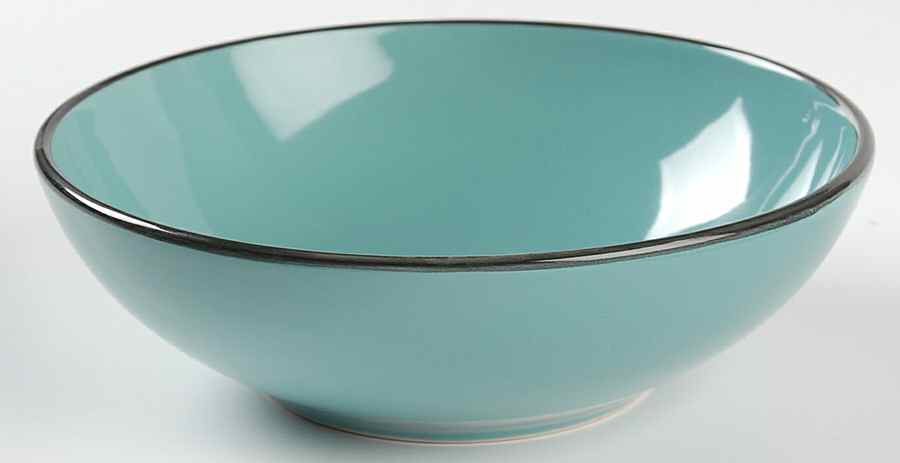 Piping Aqua Soup/Cereal Bowl by JCPenney-1