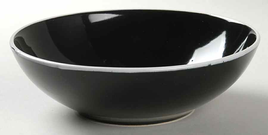 Piping Black Soup/Cereal Bowl by JCPenney-1