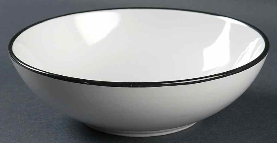 Piping White Soup/Cereal Bowl by JCPenney-1