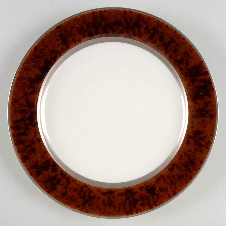 Tortoise (Platinum Trim) Dinner Plate by Jaune de Chrome-1