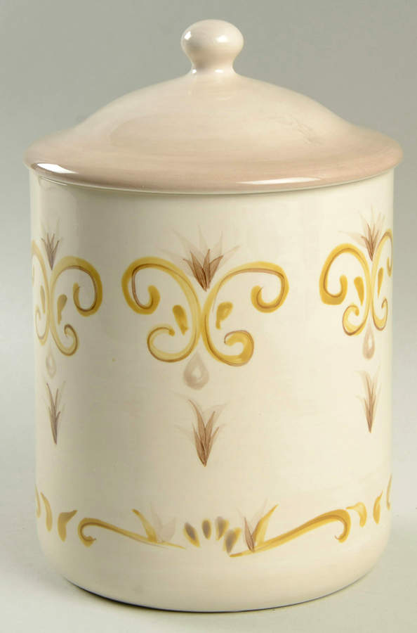 Belletto Ivory Small Canister & Lid by JCPenney-1