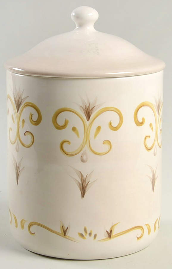 Belletto Ivory Medium Canister & Lid by JCPenney-1