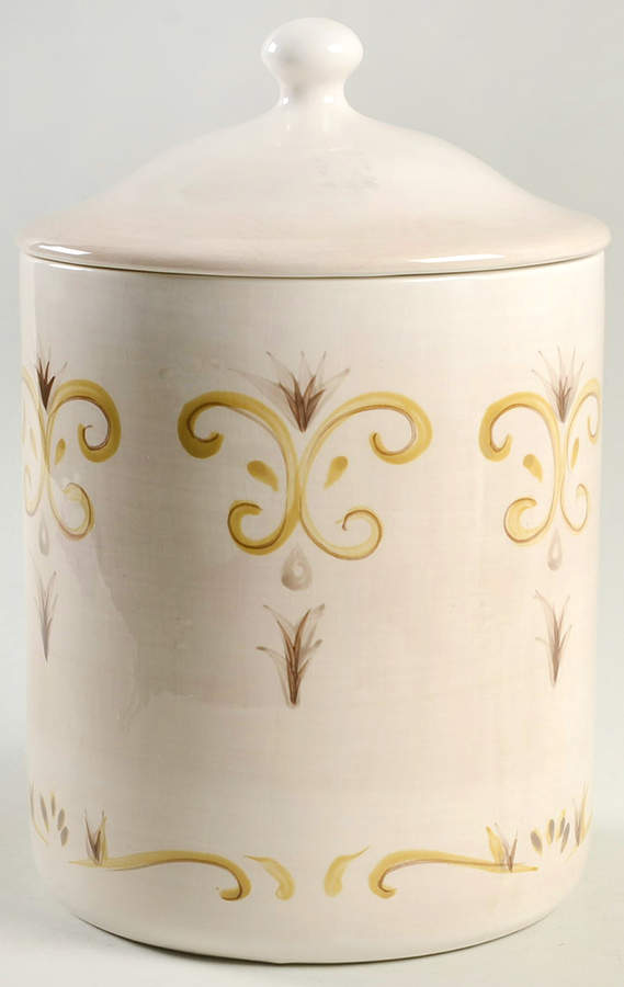 Belletto Ivory Large Canister & Lid by JCPenney-1