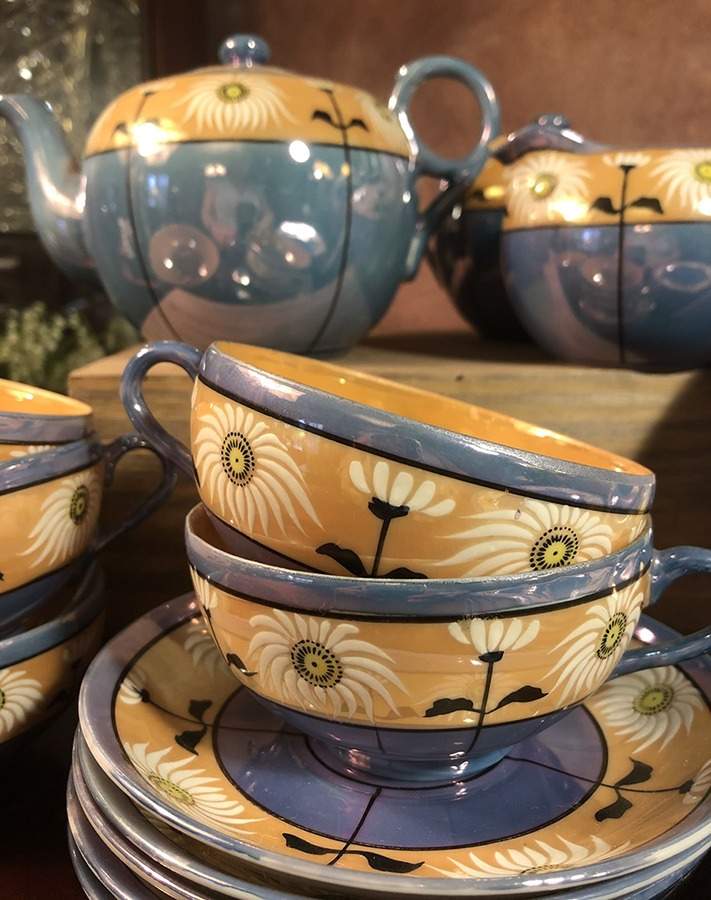 JAP933 Flat Cup & Saucer Set by Japan-1