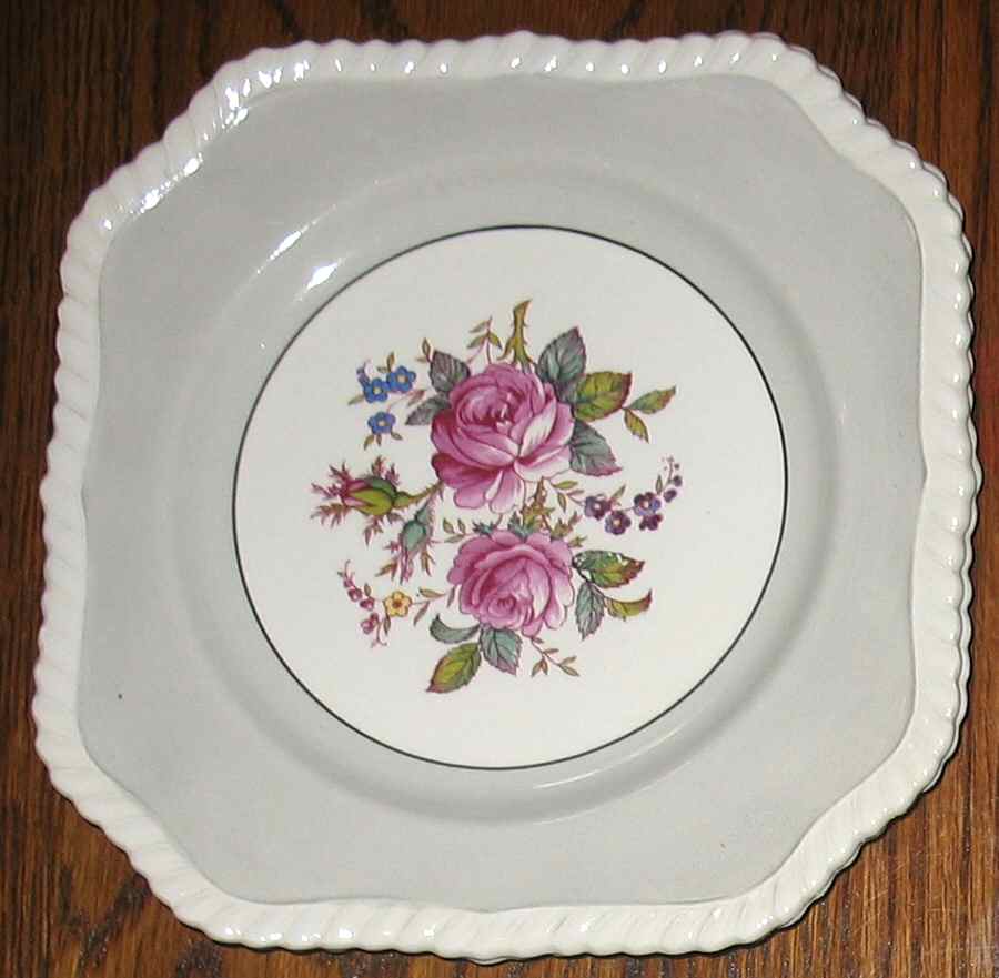 JB21 Gray Square Salad Plate by Johnson Brothers-1