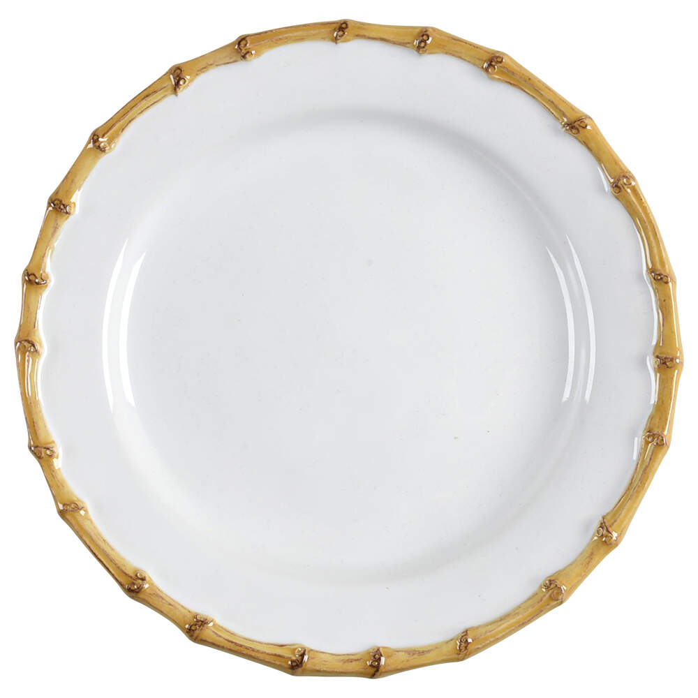 Classic Bamboo Salad/Dessert Plate by Juliska Ceramics-1