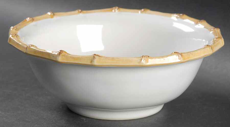 Classic Bamboo Coupe Cereal Bowl by Juliska Ceramics-1