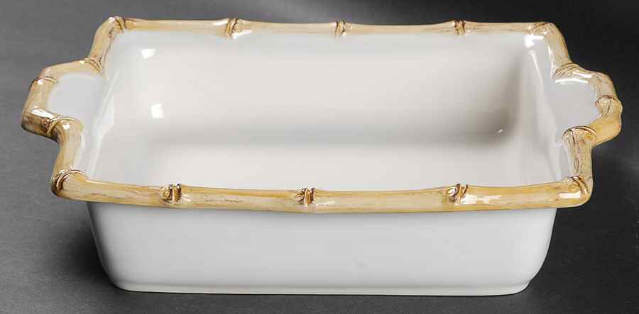 Classic Bamboo 11" Square Baker by Juliska Ceramics-1