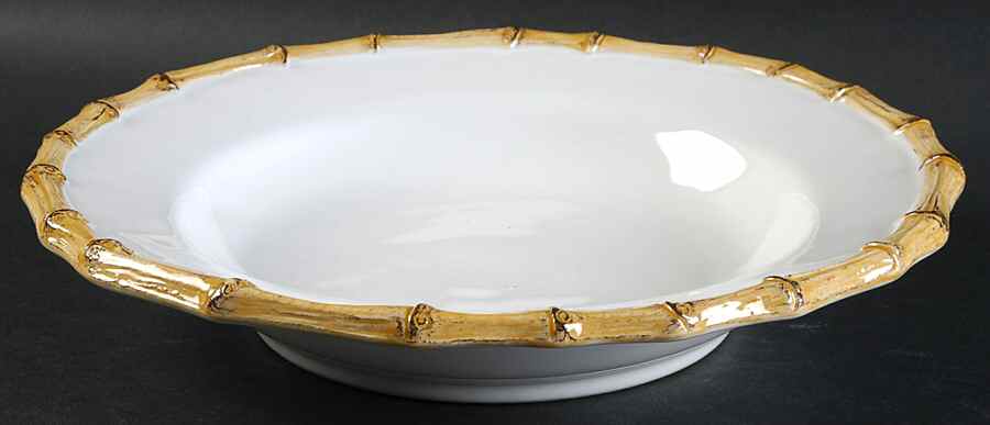 Classic Bamboo 10" Individual Pasta Bowl by Juliska Ceramics-1