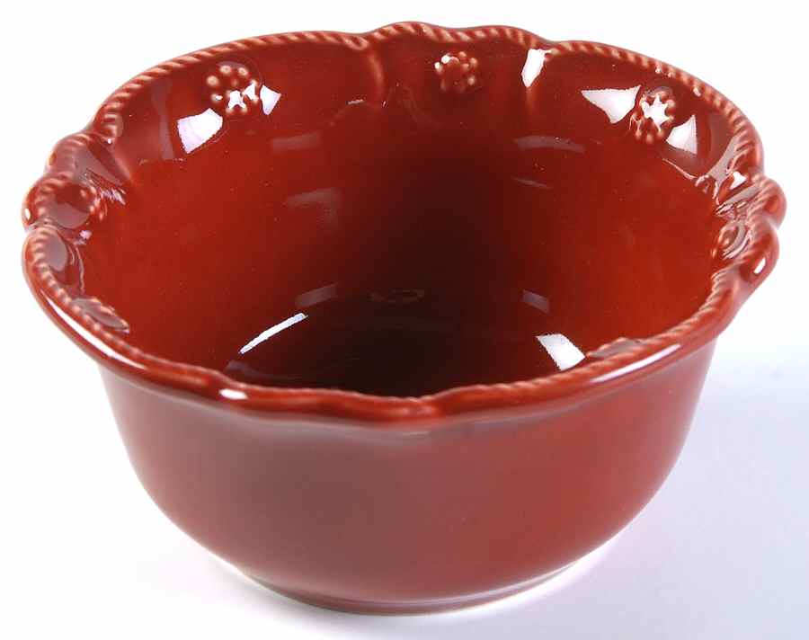 Jardins du Monde Ruby Dip Bowl (for Dip and Spreader) by Juliska Ceramics-1