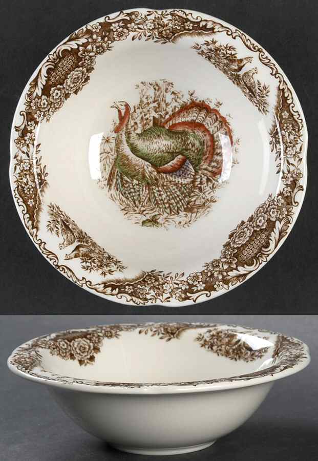 Woodland Turkey Coupe Cereal Bowl by Johnson Brothers-1