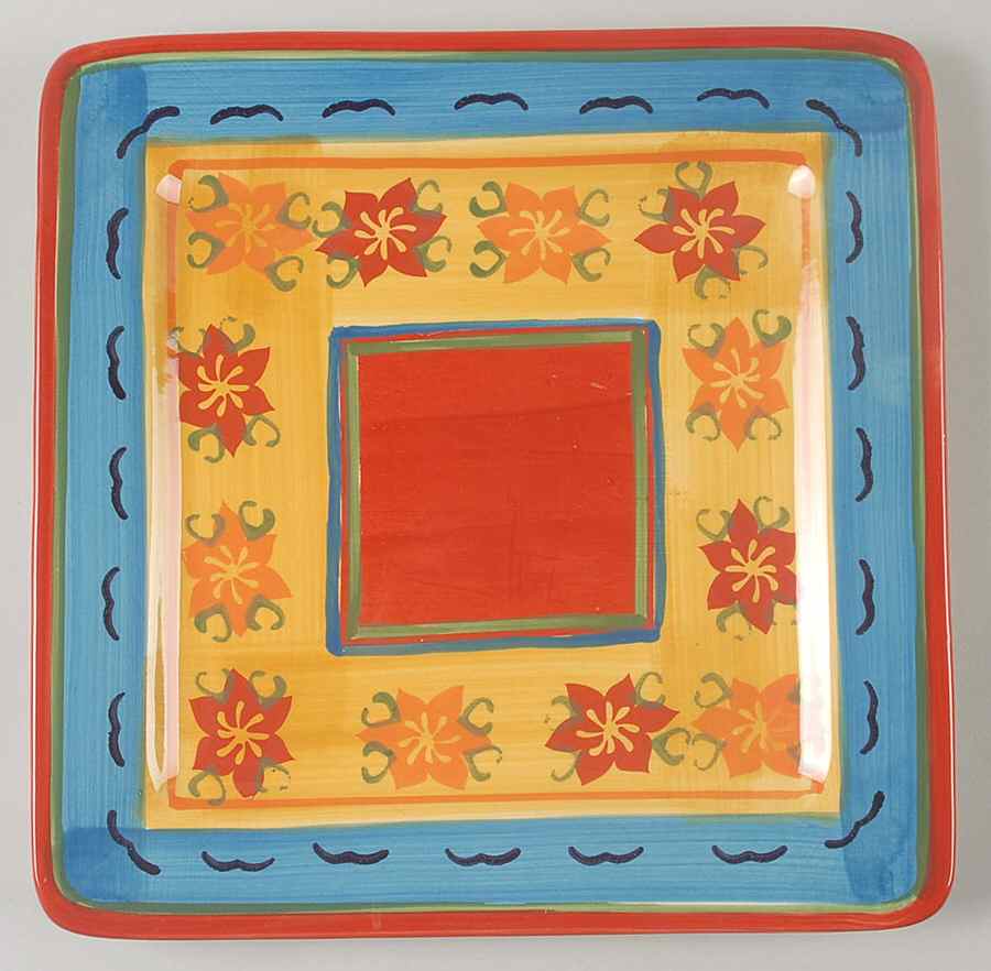 Garden Flora Square Dinner Plate by JCPenney-1