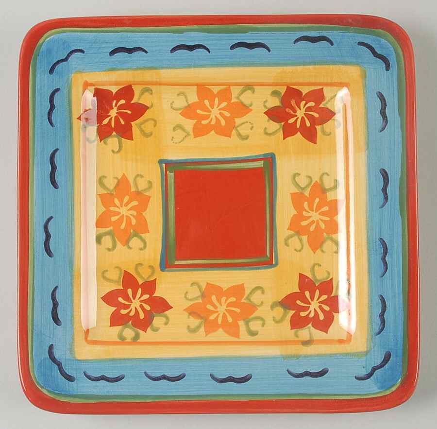 Garden Flora Square Salad Plate by JCPenney-1