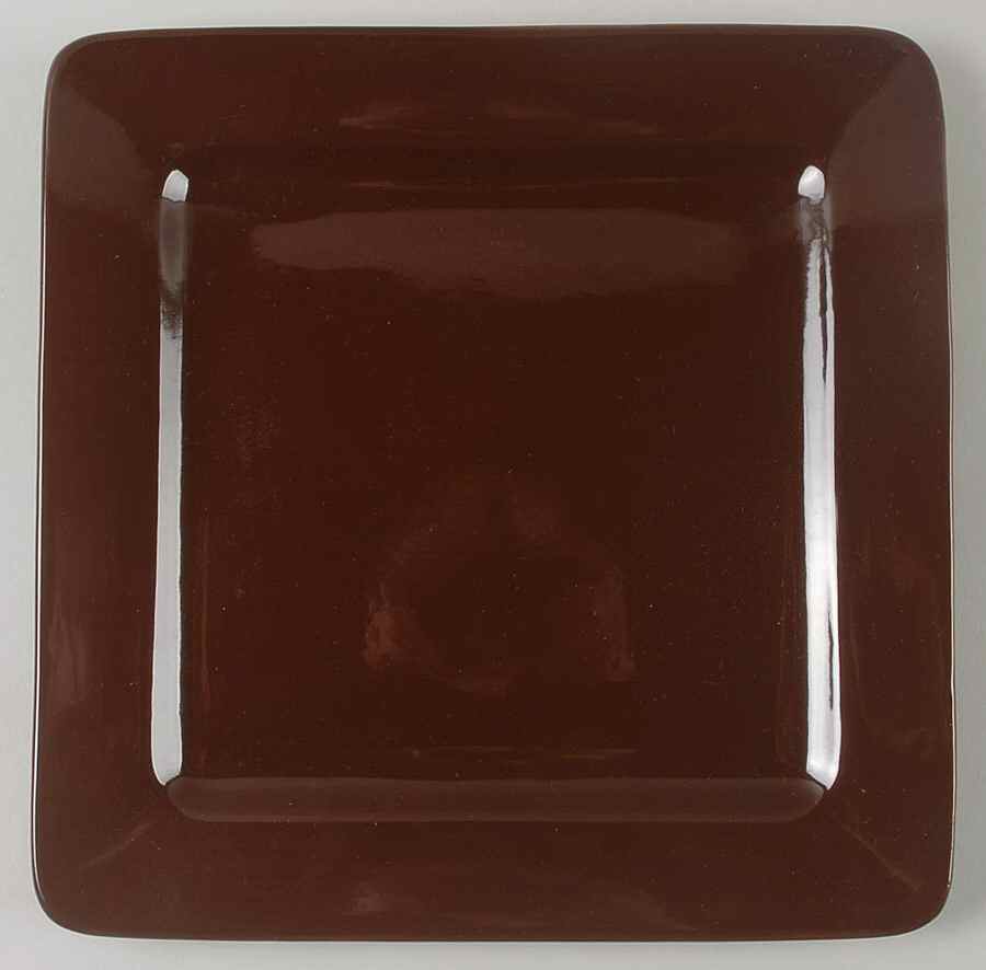 Chocolate Square Dinner Plate by JCPenney-1