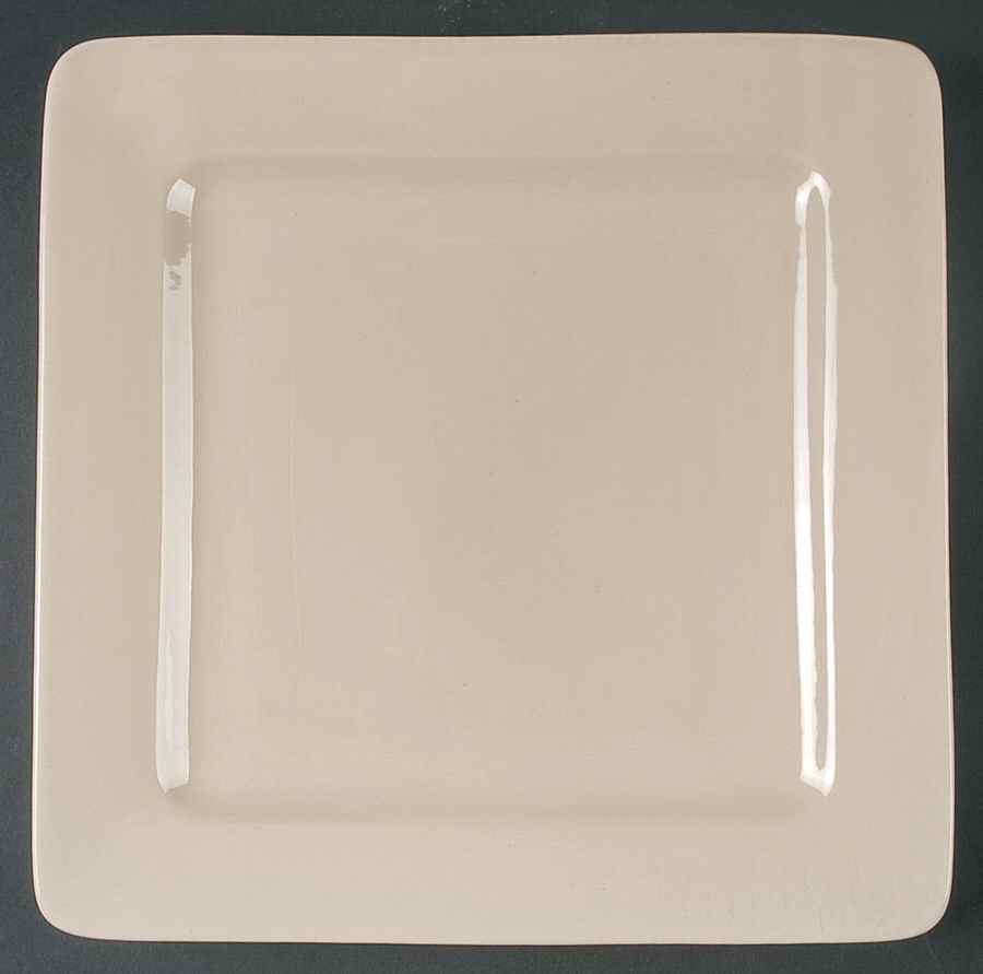 Ivory Square Dinner Plate by JCPenney-1
