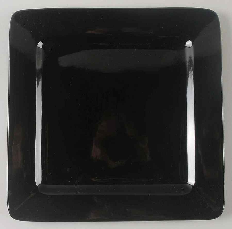 Black Square Dinner Plate by JCPenney-1
