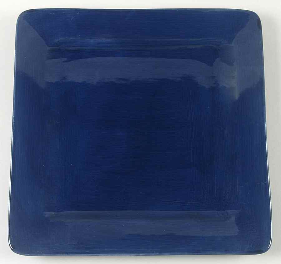 Navy Square Dinner Plate by JCPenney-1